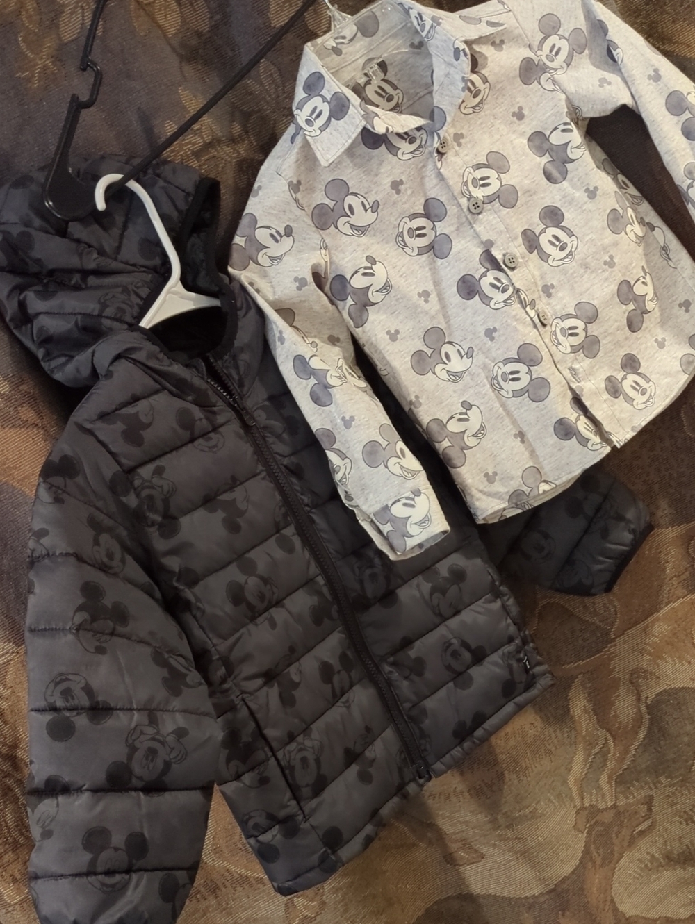 Mickey Mouse Coat + Button Up Bundle